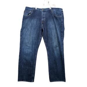 Tommy Hilfiger Freedom Jeans Men's 42x32 Wide Straight Leg 100% Cotton Denim Y2K